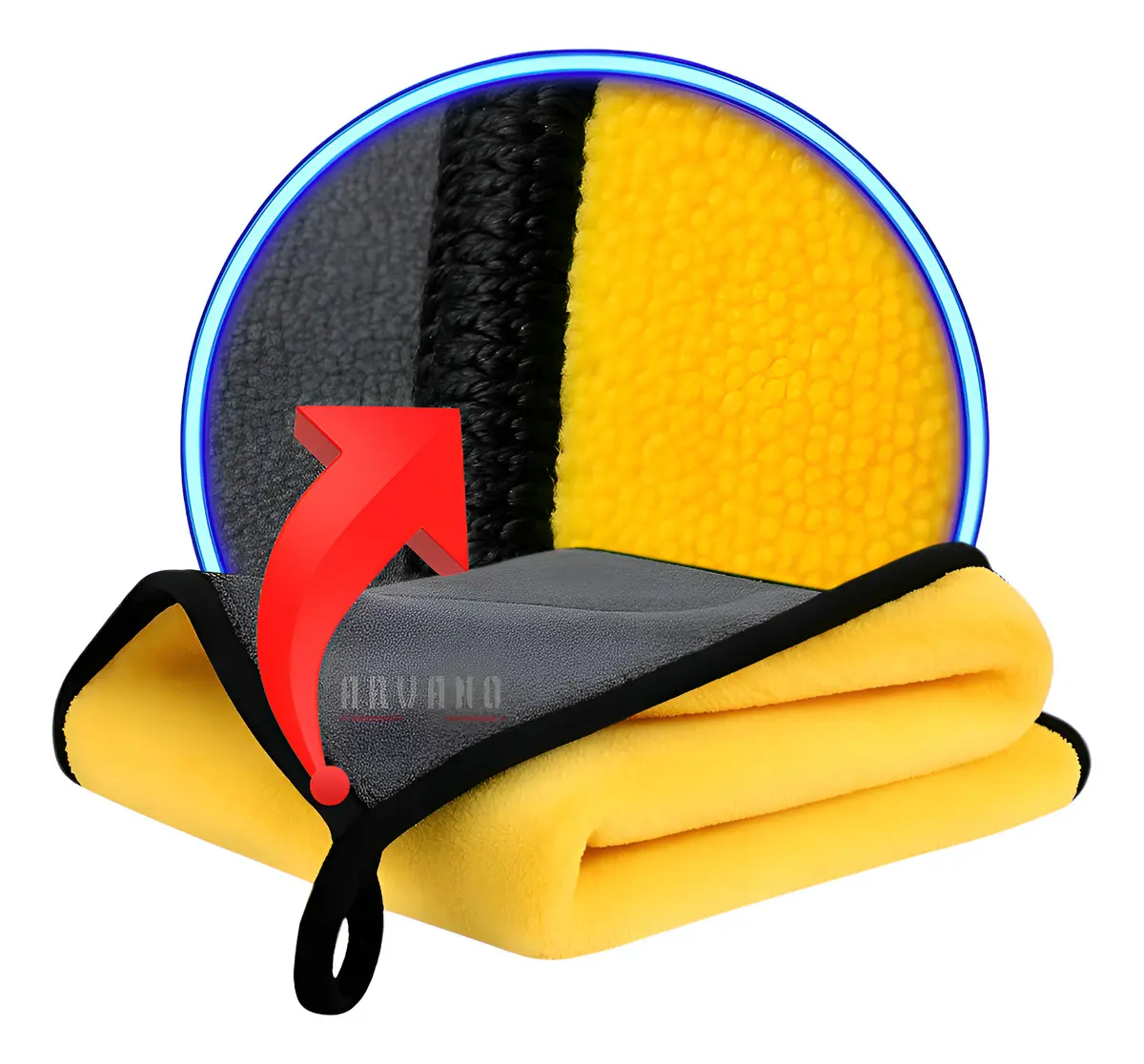 Paño Microfibra Amiko 40x40 Doble Pelo Super Absorbente