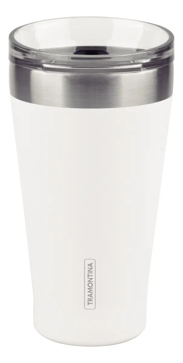 Vaso Termico Tramontina Acero Inoxidable 550ml Con Tapa