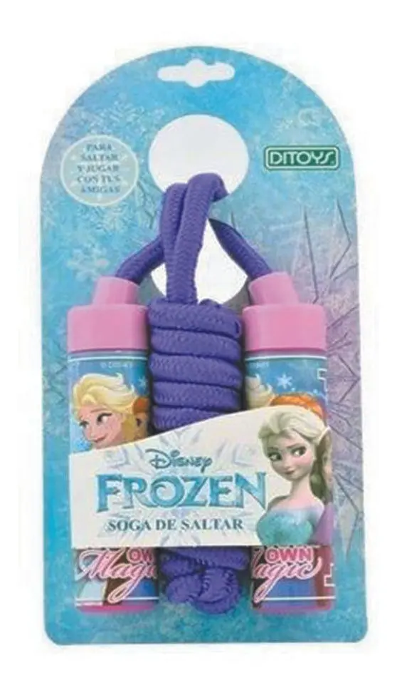 Soga Saltar Ajustable Ditoys Frozen 2.79m Con Estuche