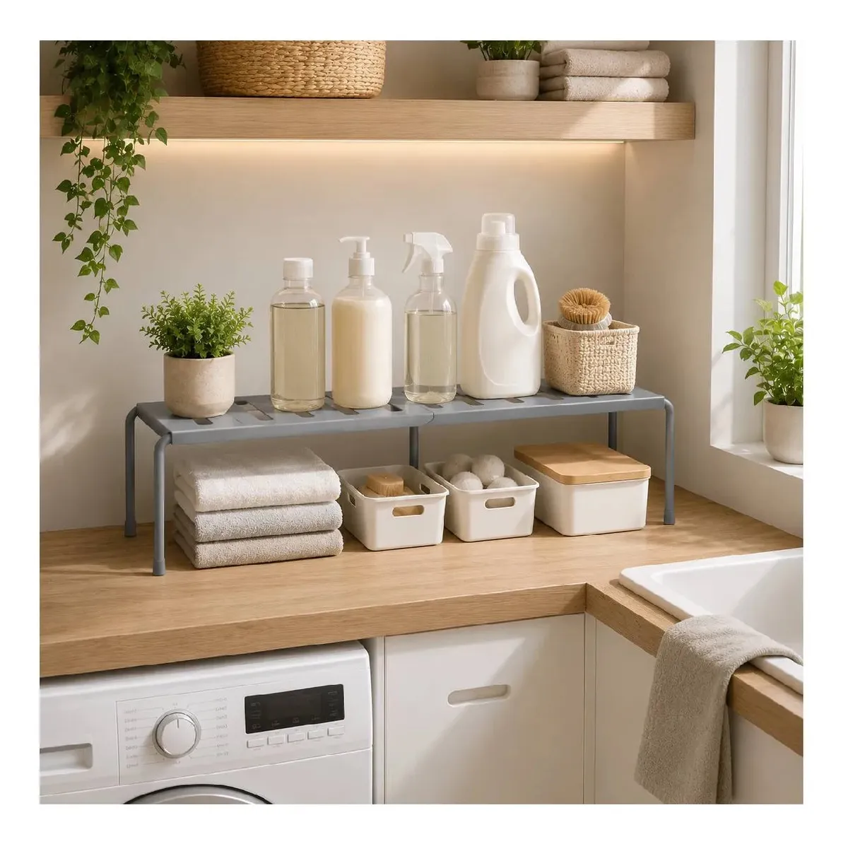 Estante Organizador Alacena Extensible Blanco Oh My Shop