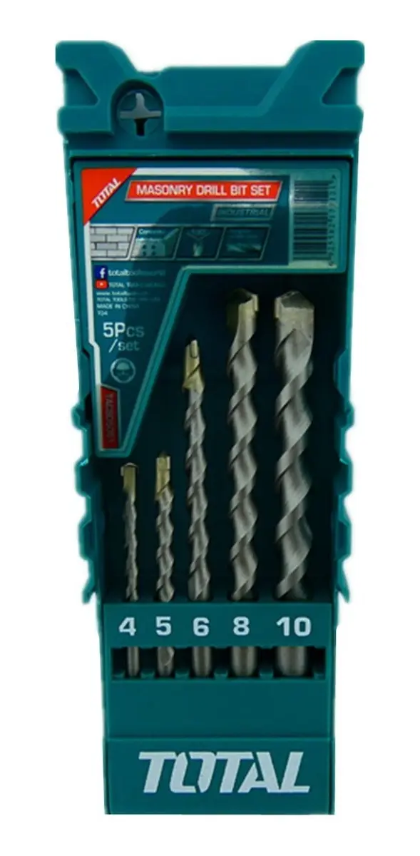 Set 5 Mechas Widia Total TACSD5051 Concreto 4 A 10mm