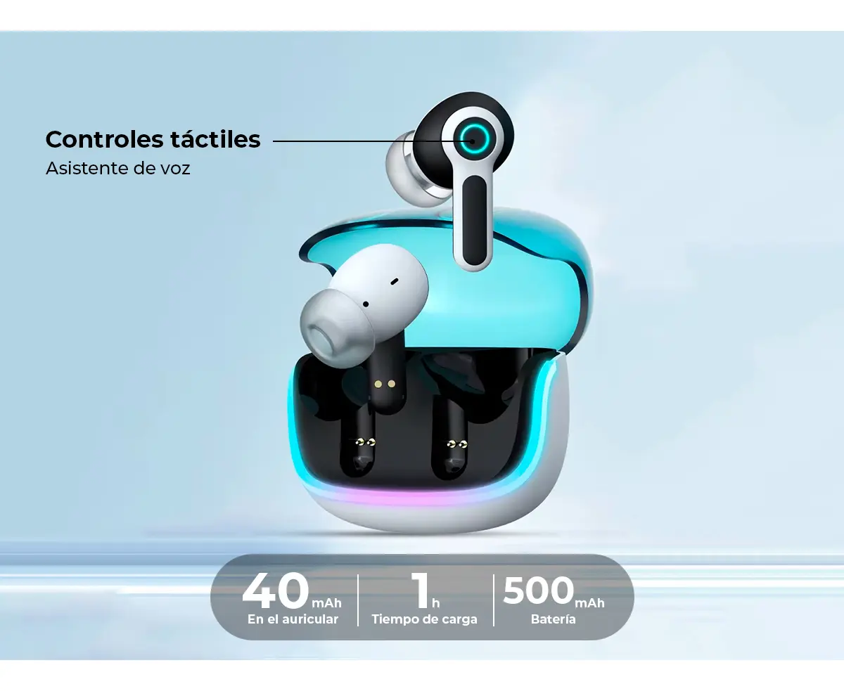 Auriculares Inalambricos Carrello Bluetooth IPX5 In-ear
