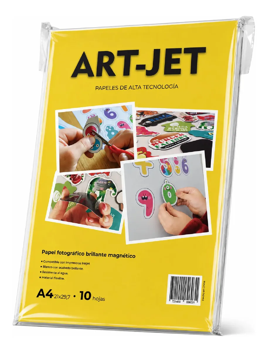 Papel Fotográfico Magnético Art-Jet A4 10 Hojas Brillante