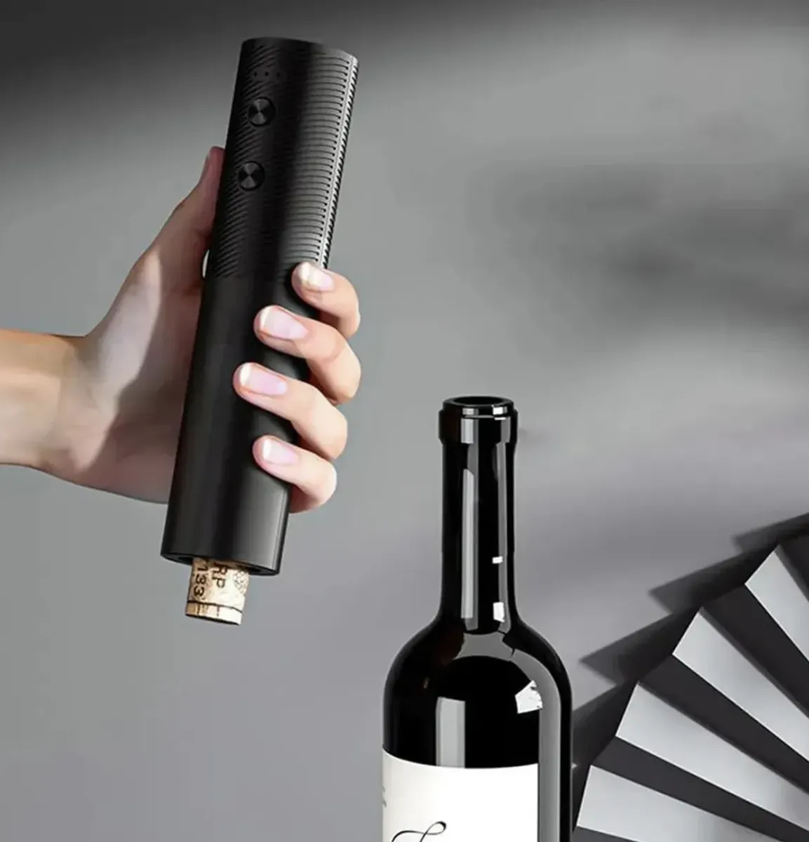 Sacacorchos Eléctrico Usb Neutroni Para Botellas De Vino