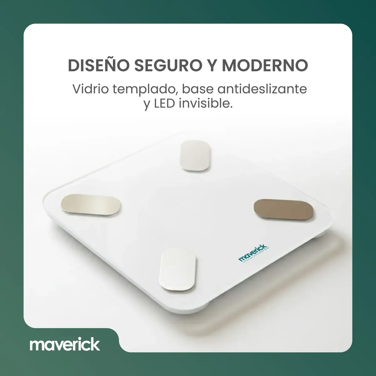 Balanza Corporal Inteligente Maverick Smartscale4 Bluetooth