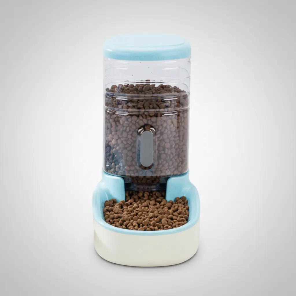 Comedero Automático Para Perros Y Gatos 3,6 L Celeste