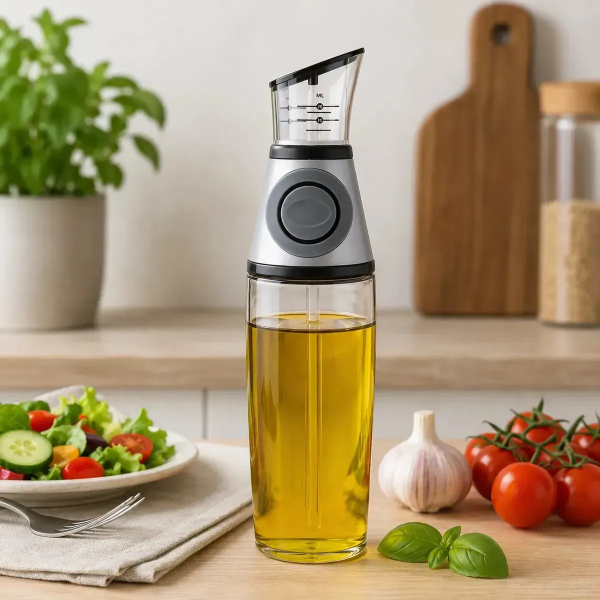 Aceitero Vidrio Waffy 500ml Dispenser Pico Vertedor