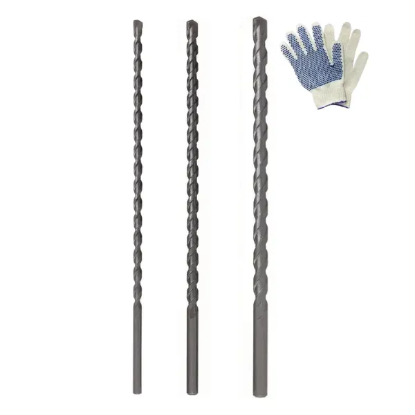 Juego Mechas Widia Largas Boxtul 8 10 12mm x 300mm + Guantes