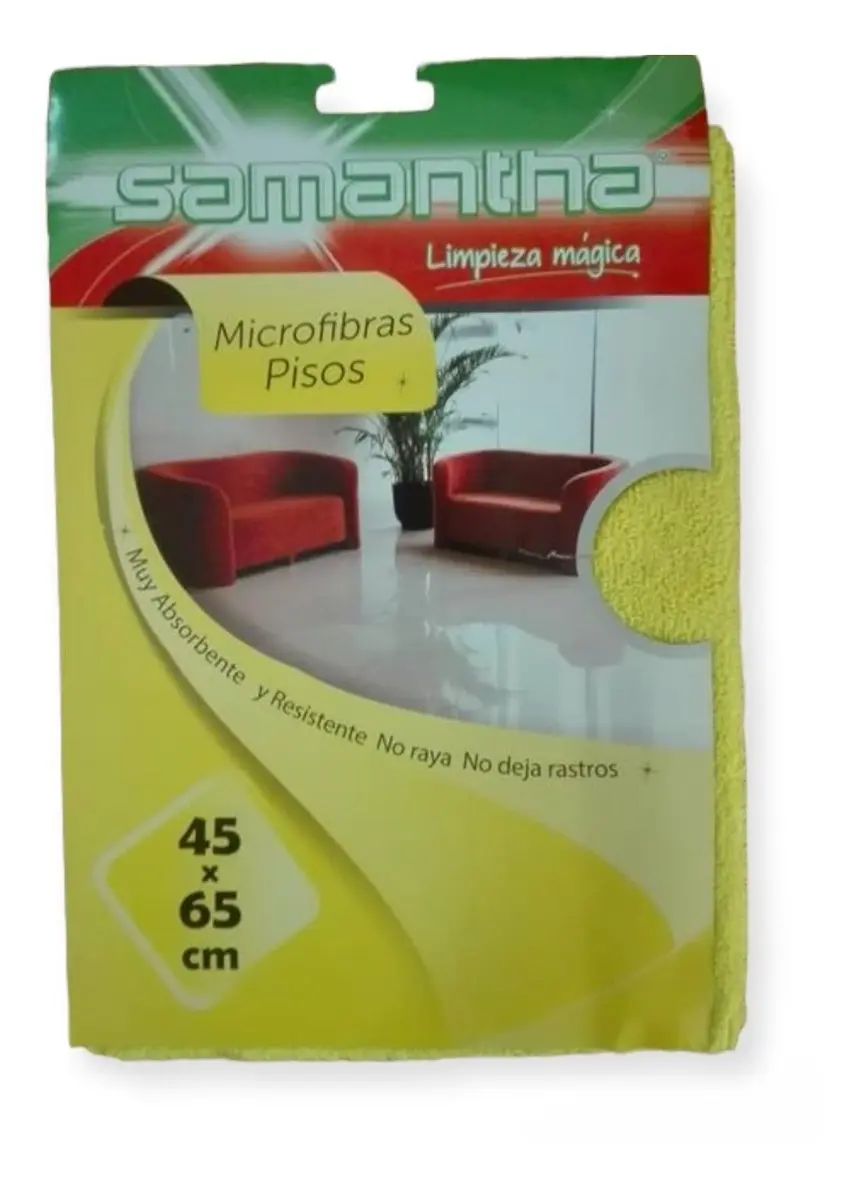 Trapo Piso Microfibra Samantha Absorbente 45x65cm