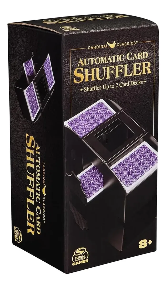 Mezclador Automático De Cartas Spin Master Para 2 Mazos