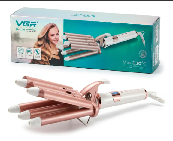 Buclera Rizador VGR V-528 5 Ondas Cerámica 230°C