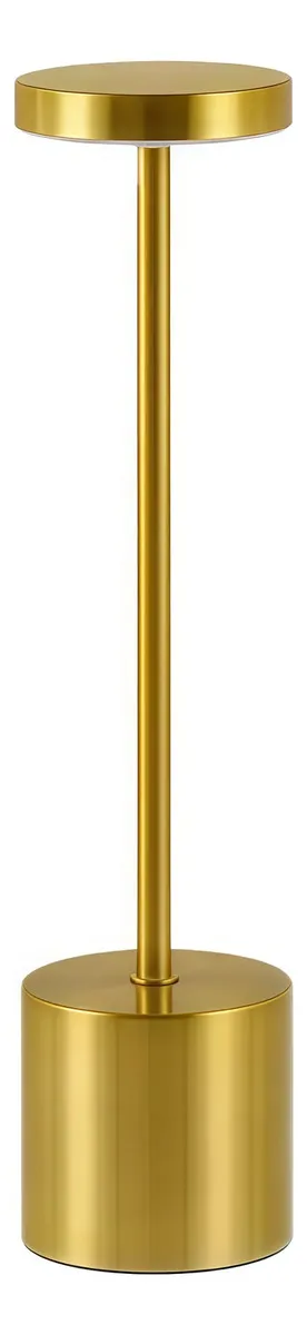 Velador Tactil Luz Desing LDL2004 Dorado LED CCT Regulable