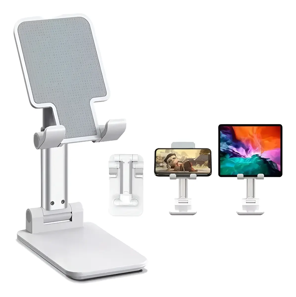Soporte Plegable Ajustable Para Celular De Escritorio