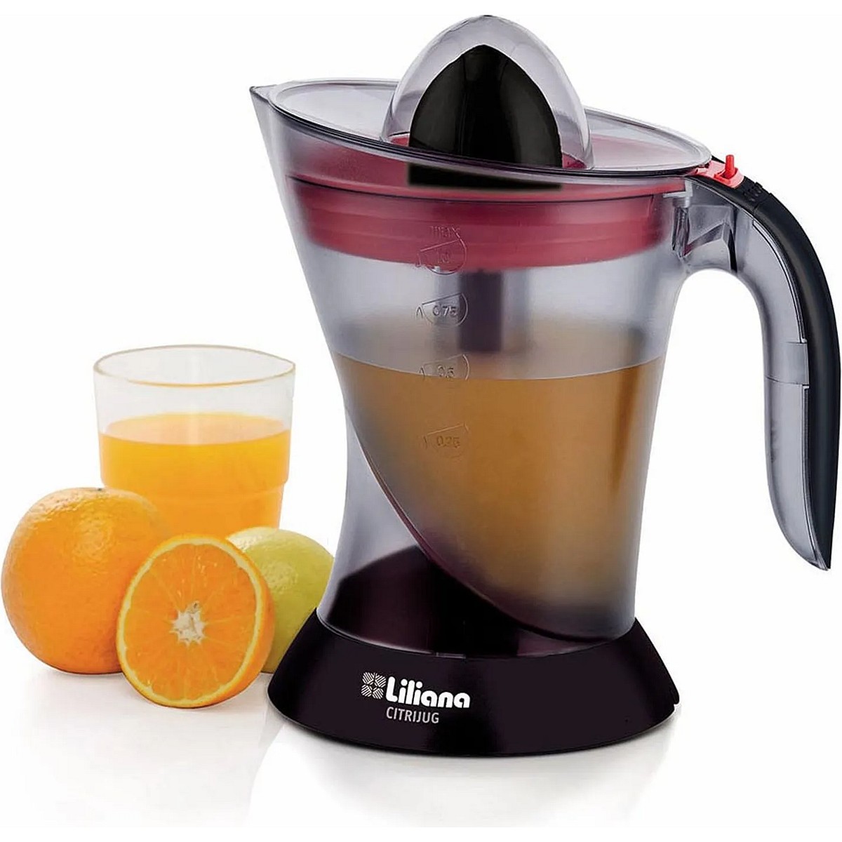 Exprimidor Eléctrico Liliana Citrijug 1 Lt 40w Anti Goteo