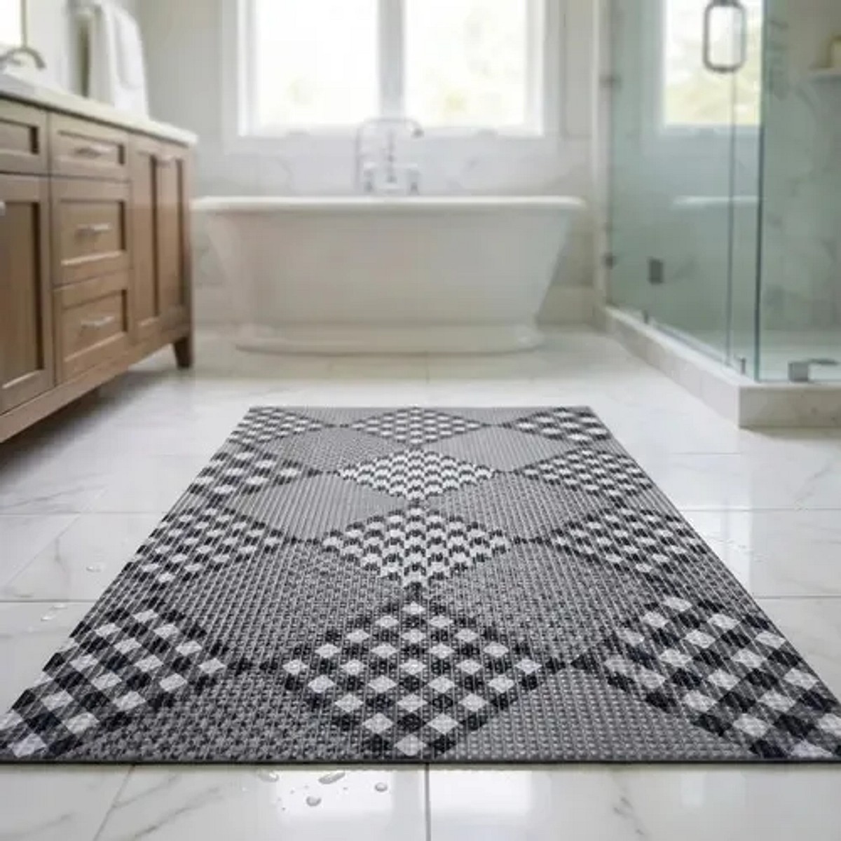 Alfombra Baño Antideslizante Feninger 65x40cm Absorbente