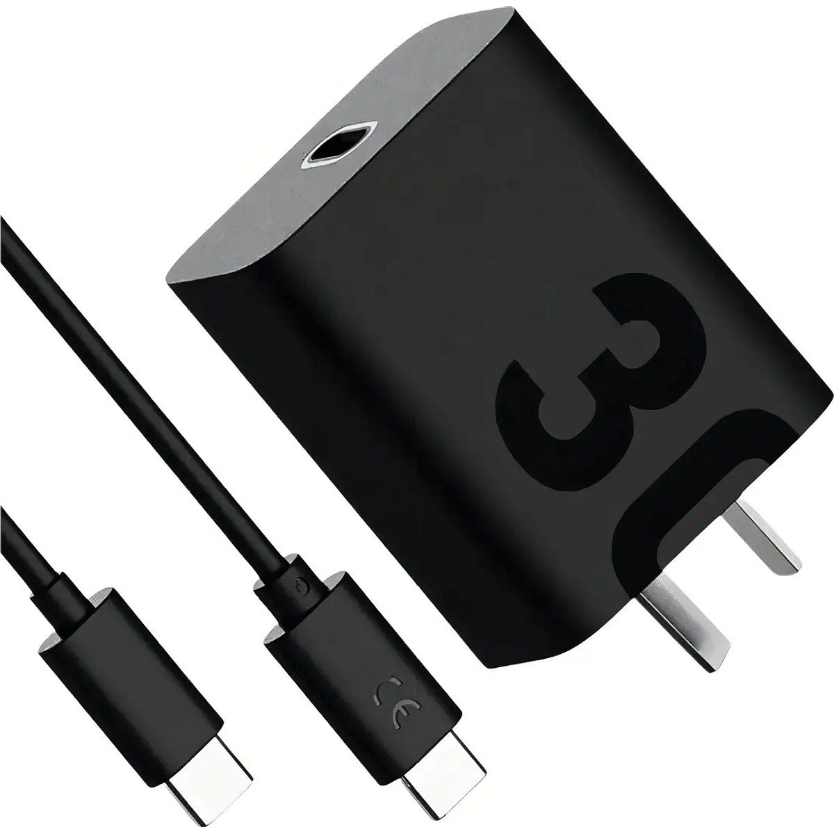 Cargador Rápido Pro21 30w Tipo C + Cable Usb-c Negro