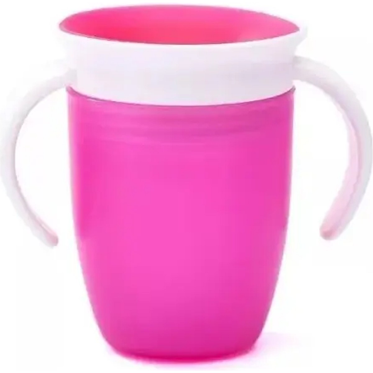 Vaso Antiderrame Bebe 360 MomoKids 260ml Con Manija Fucsia