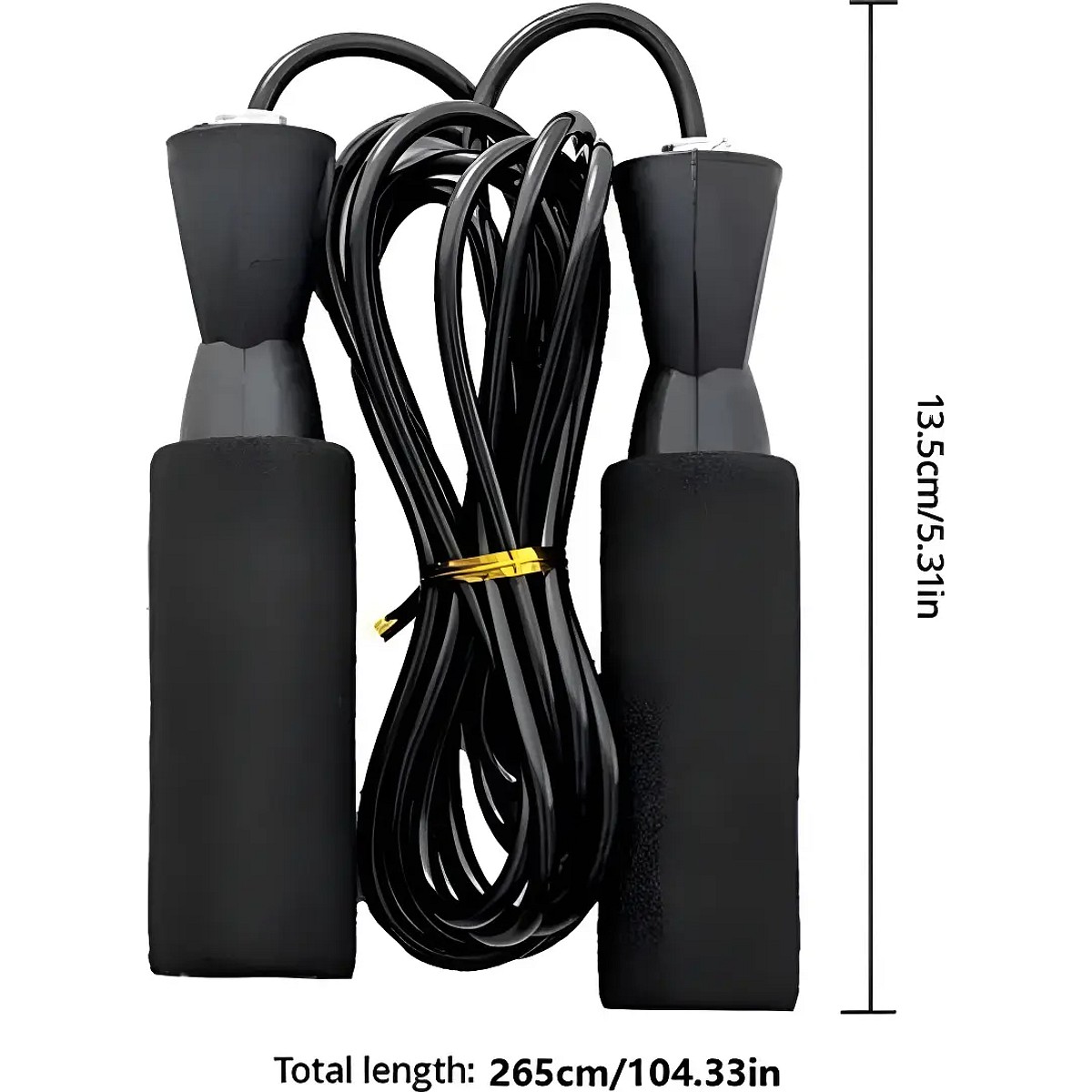 Soga Saltar Profesional Modaxpress Negro Crossfit Gym