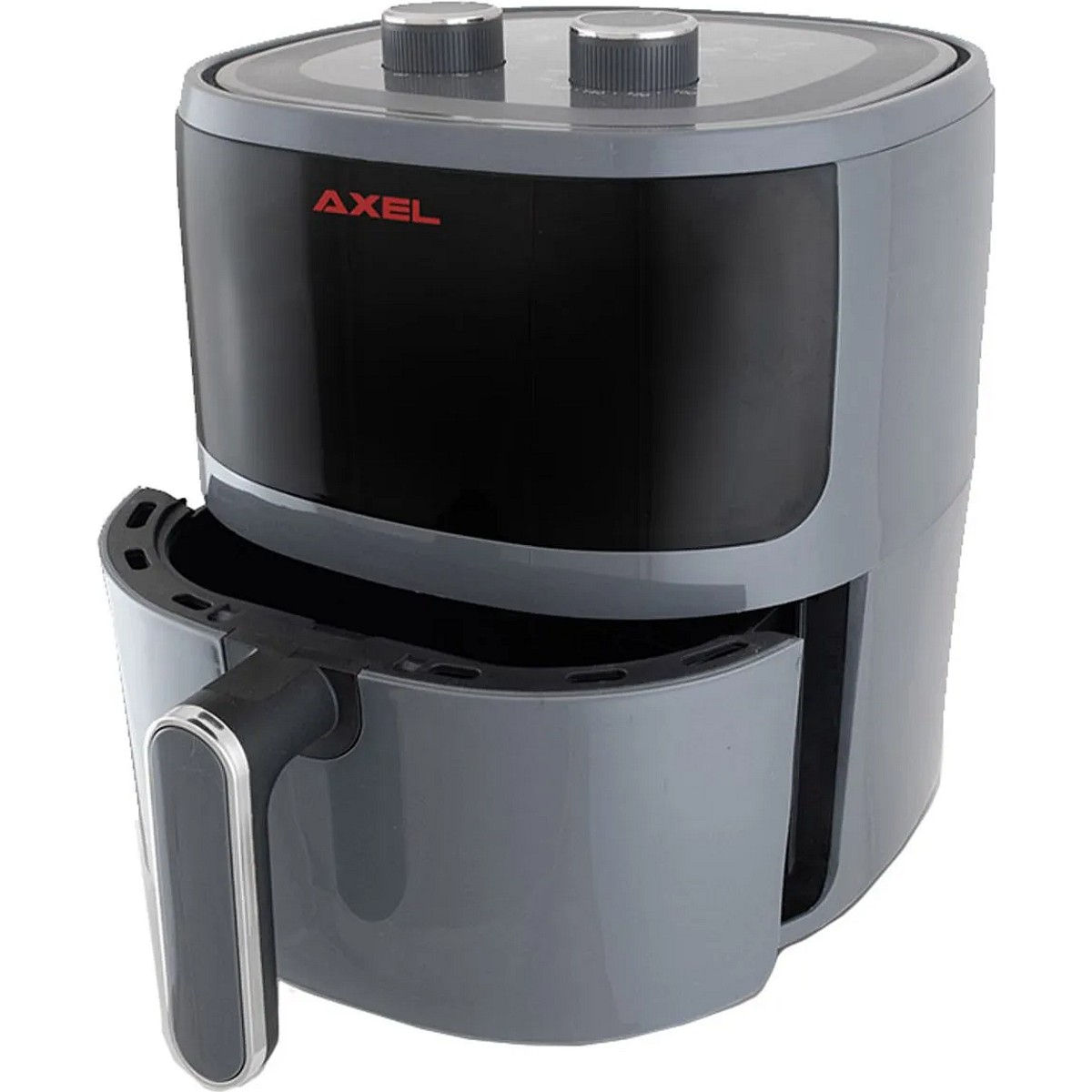 Freidora De Aire Axel 5 Litros 1500w Perillas Gris Negro