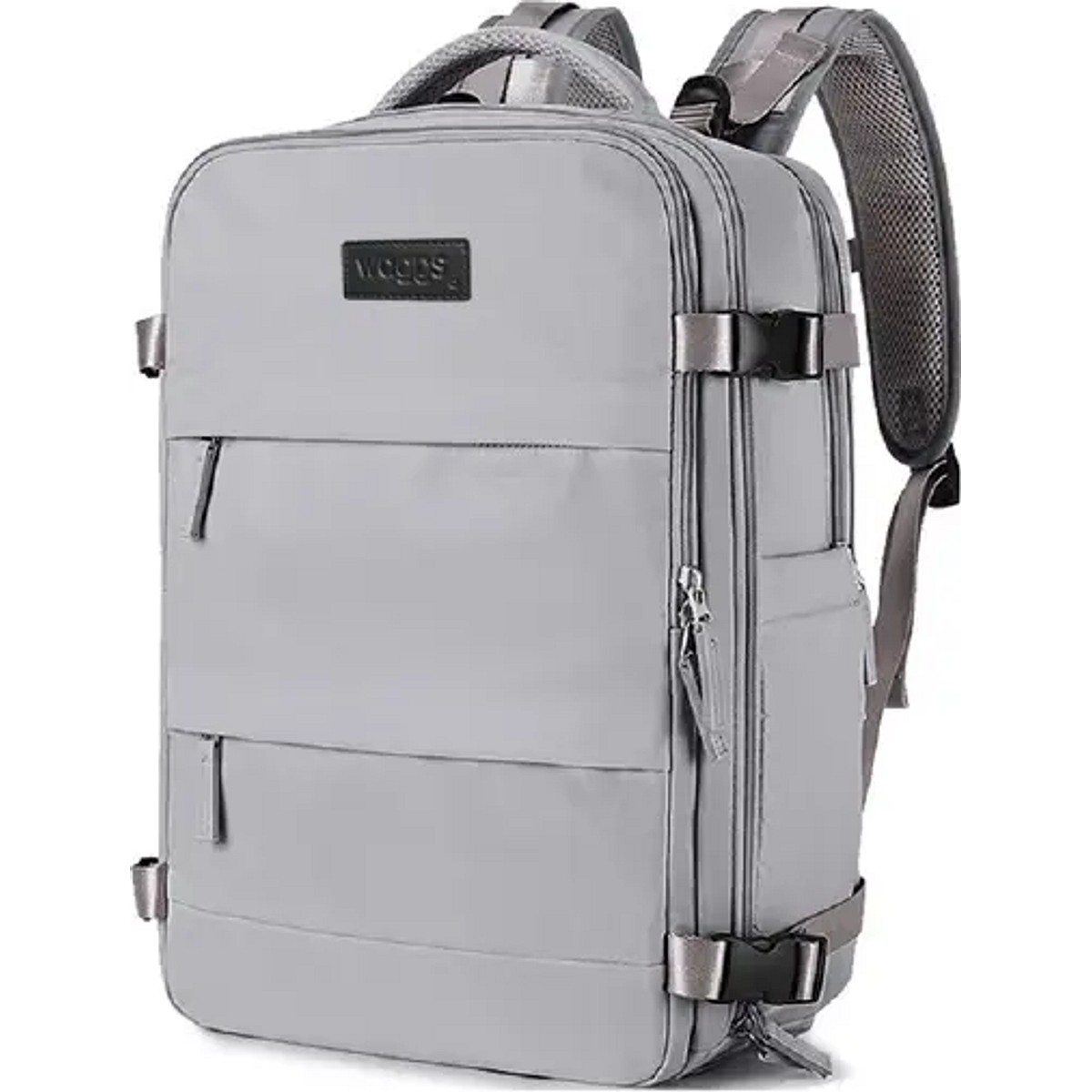Mochila Viaje Waggs Carry On 25l Porta Notebook 15.6" Gris