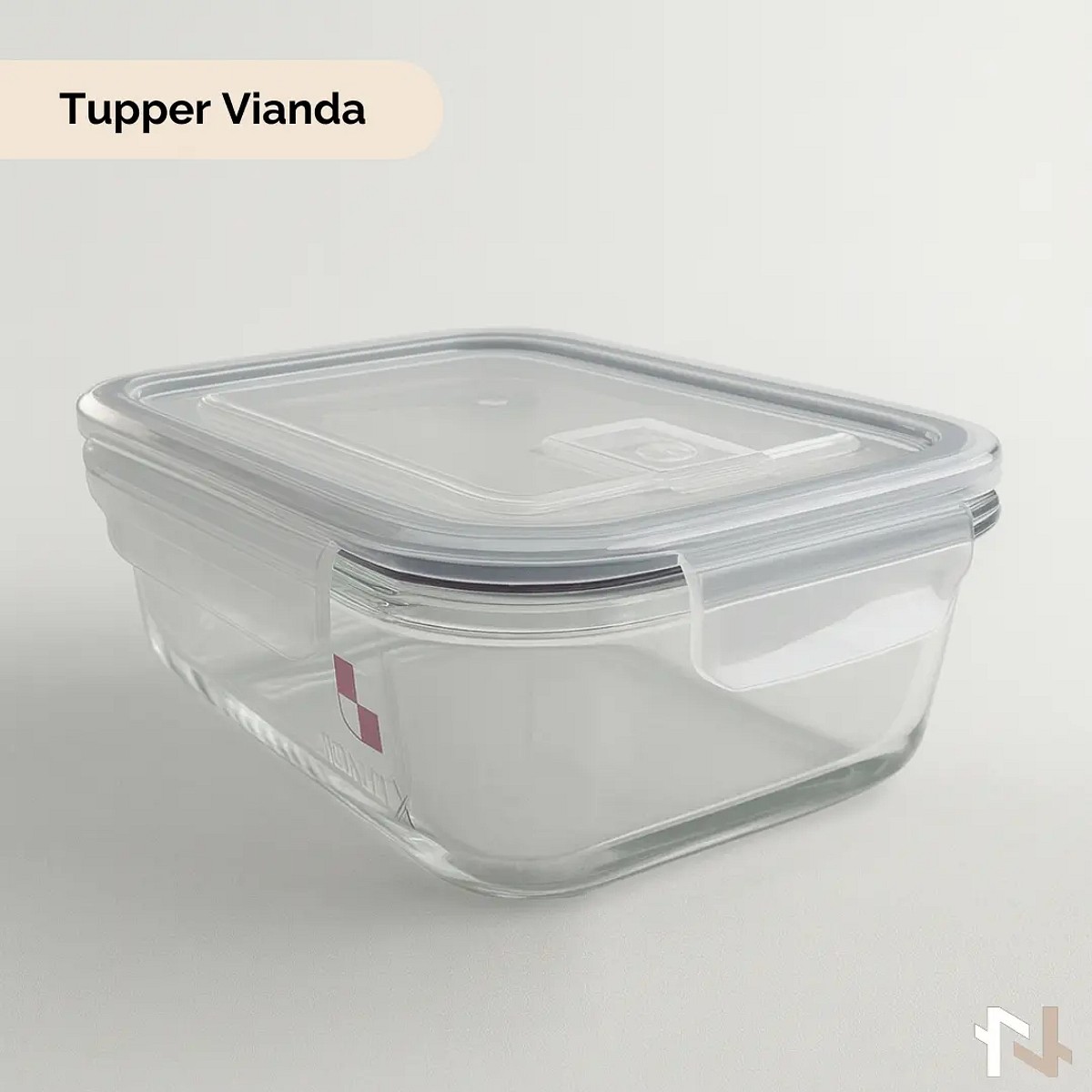 Tupper Vidrio Hermetico Livix 1.04L Apto Horno Microondas