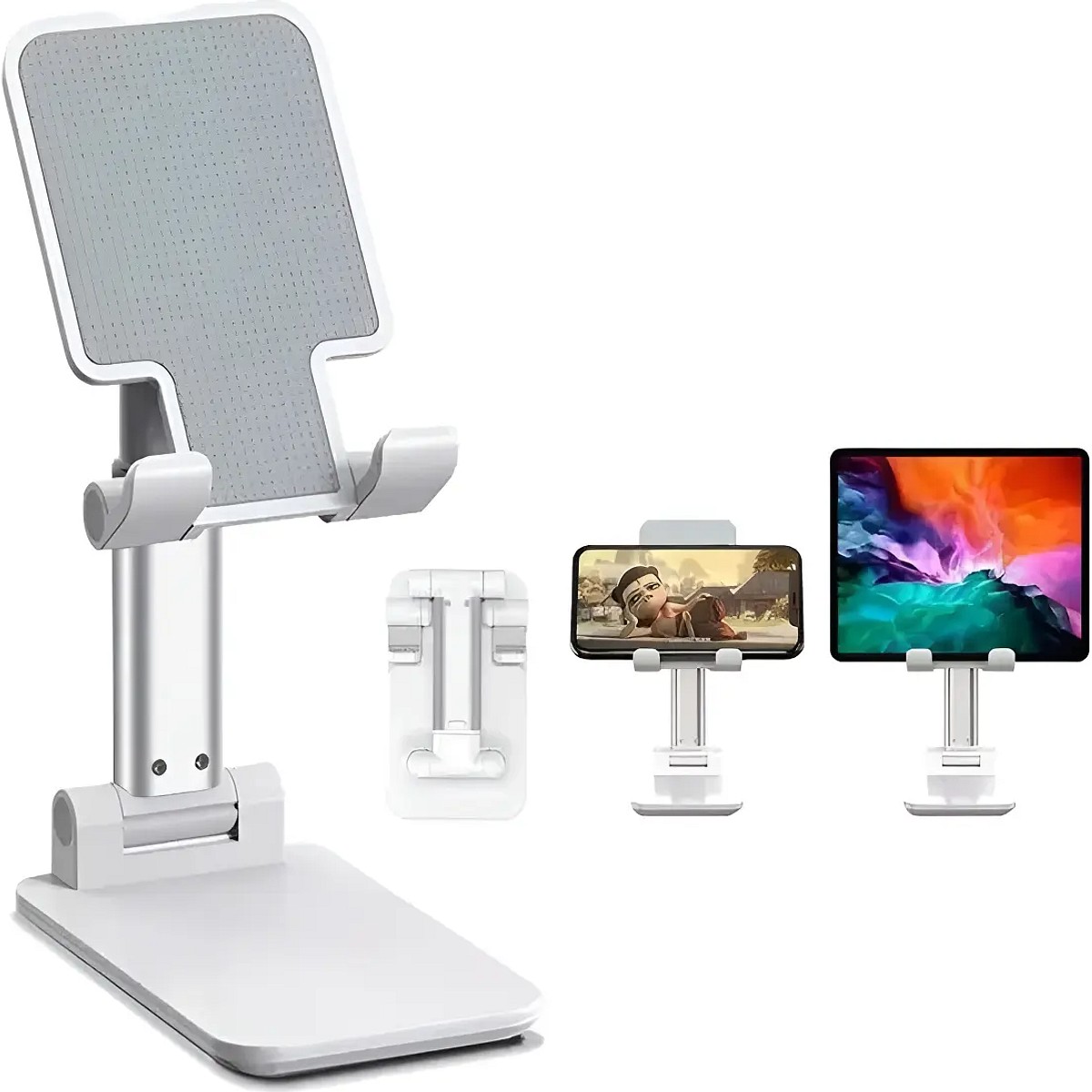 Soporte Plegable Ajustable Para Celular De Escritorio