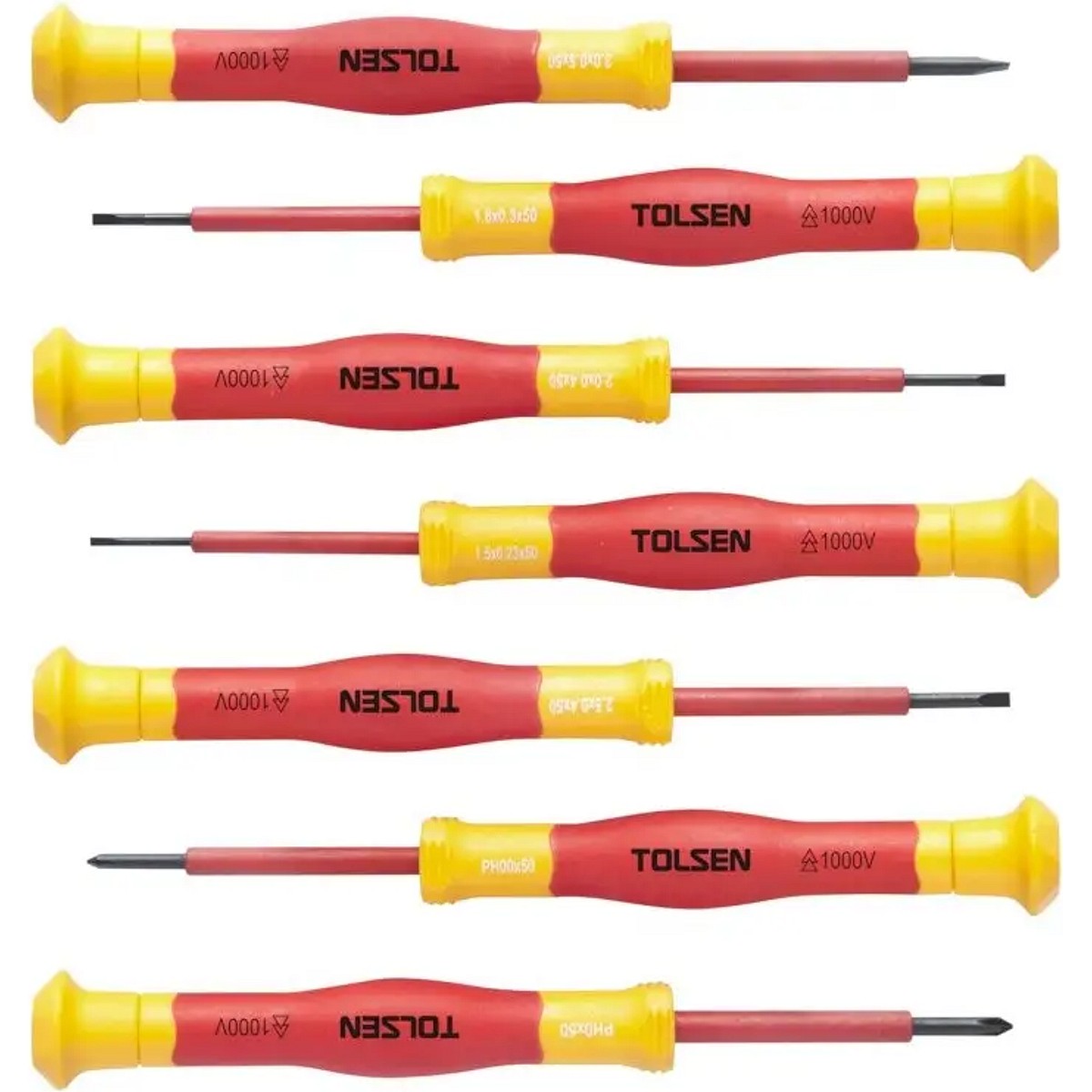 Set Destornilladores Precision Tolsen V32007 7 Piezas S2