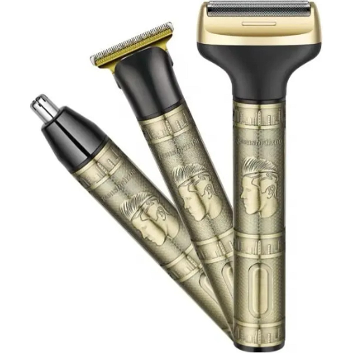 Máquina Cortapelo 3 En 1 Daling DL-9266 Barba Nariz USB