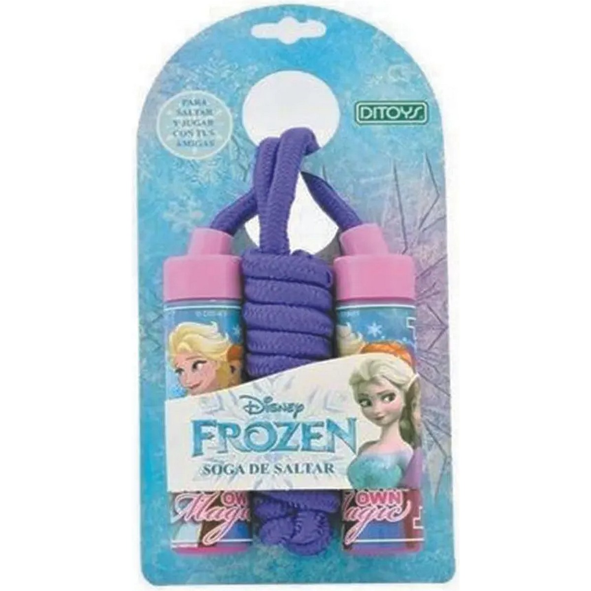 Soga Saltar Ajustable Ditoys Frozen 2.79m Con Estuche