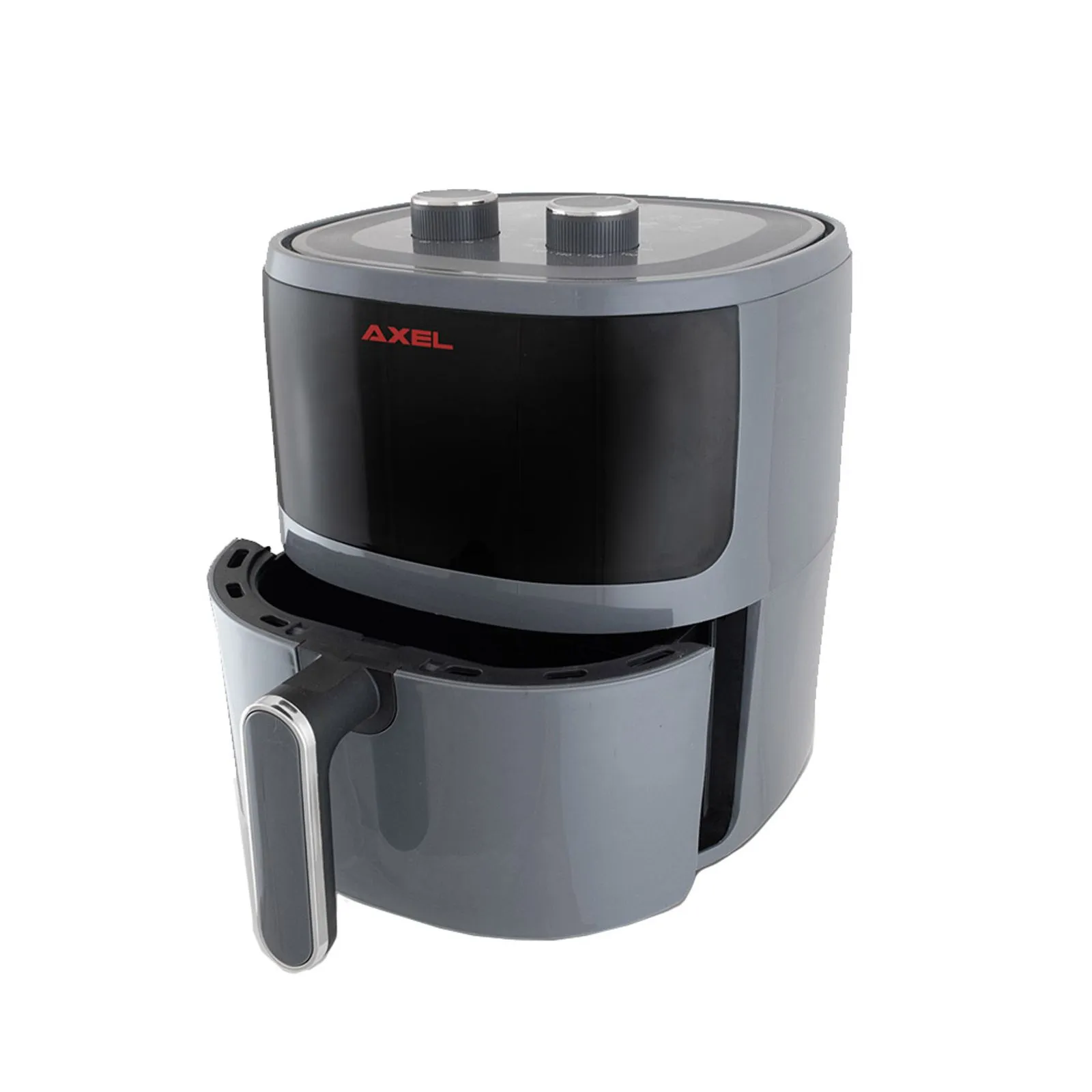 Freidora De Aire Axel 5 Litros 1500w Perillas Gris Negro