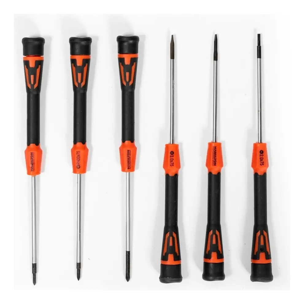 Set Destornilladores Precision Hamilton DE06 6 Piezas Iman